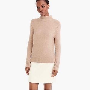J. Crew | Merino wool alpaca mock neck sweater, size L